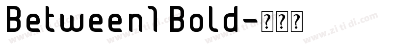 Between1 Bold字体转换